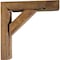 Ekena Millwork 3 1/2"W x 8"D x 10"H Vintage Farmhouse Bracket, Barnwood Decor Collection, Weathered Brown BKTB03X08X10TRBR - alternate 5